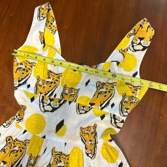 Nooworks Cheetah Head Fit and Flare Dress Size XS - Picture 11 of 15